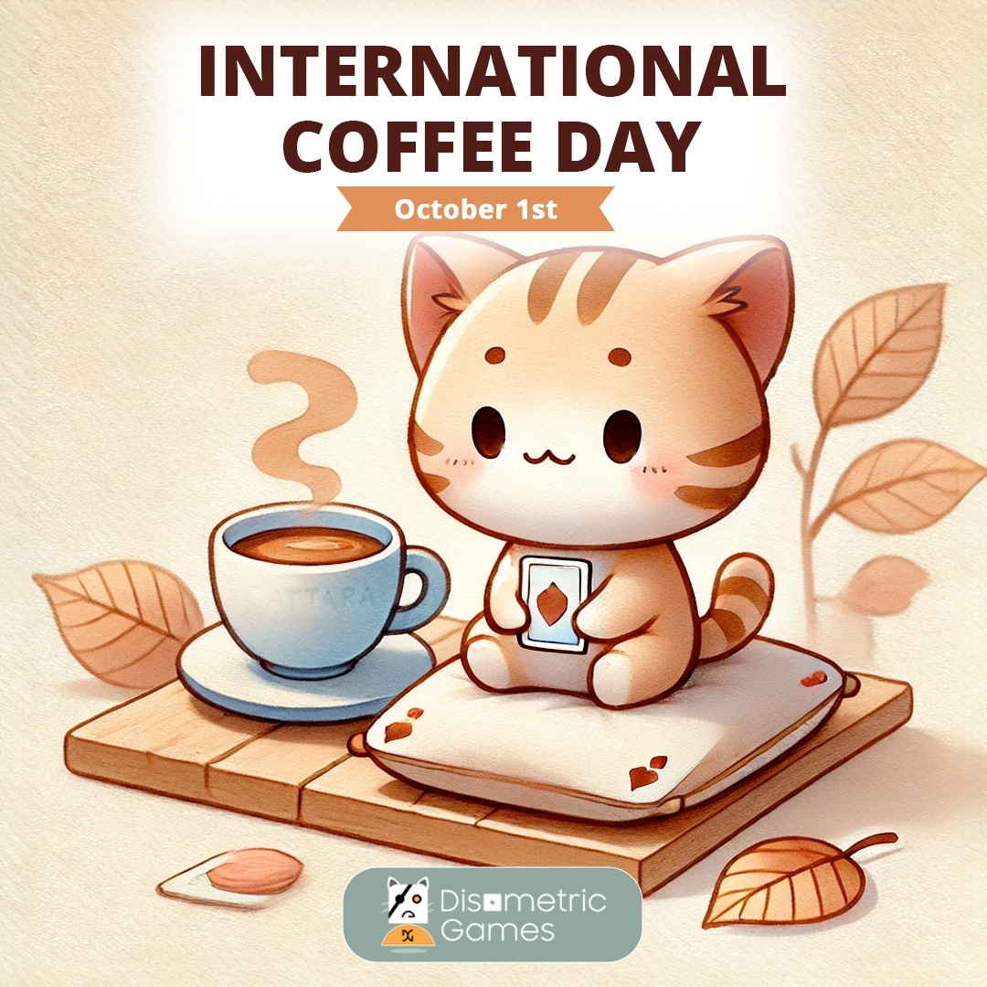 ☕🐾 Happy International Coffee Day! 🐾☕... - Gattara the cat magnet