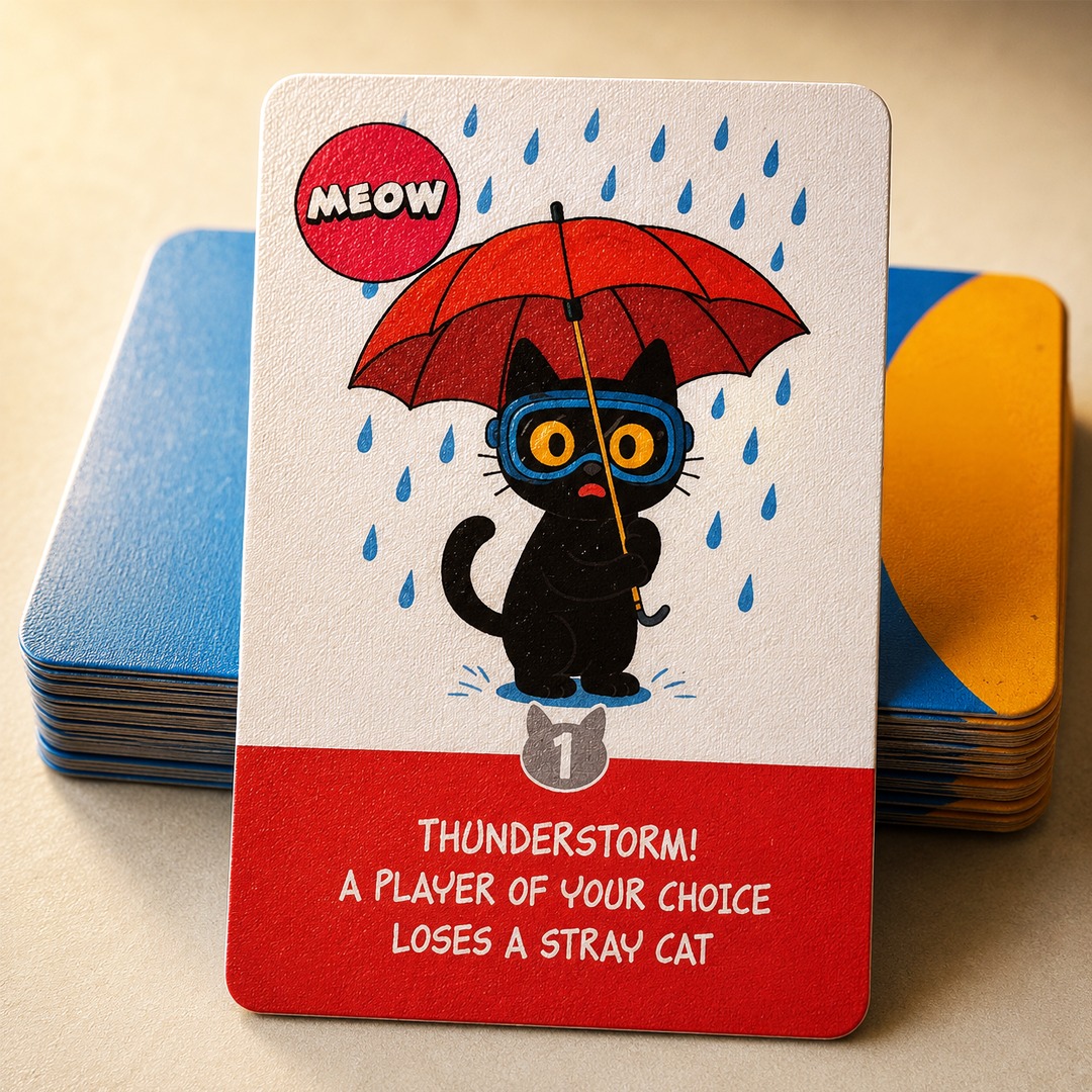 Meet the Thunderstorm card from Gattara:...