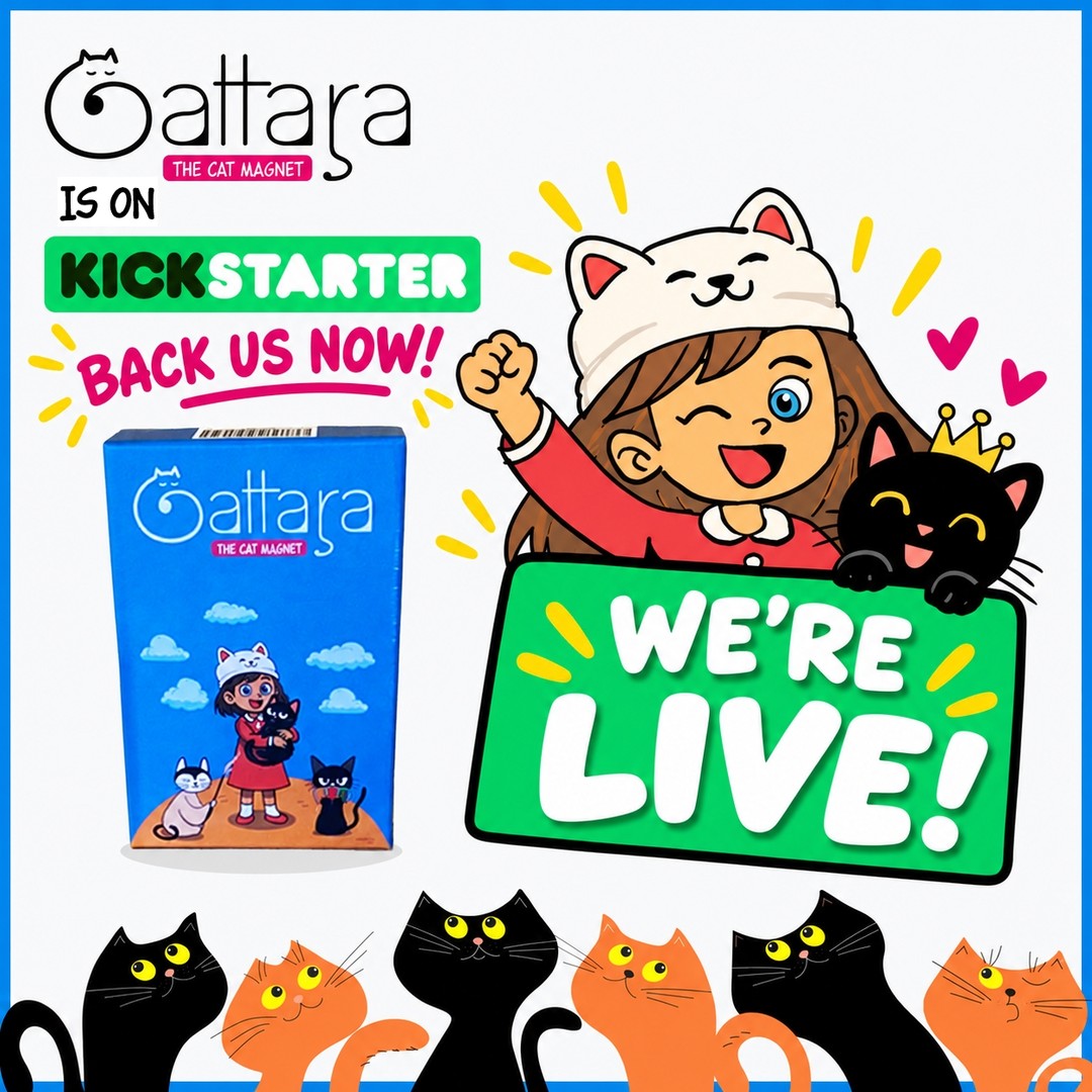 "WE ARE LIVE ON KICKSTARTER! "...
